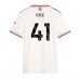 Arsenal Declan Rice #41 Tredjedrakt Dame 2025-26 Korte ermer